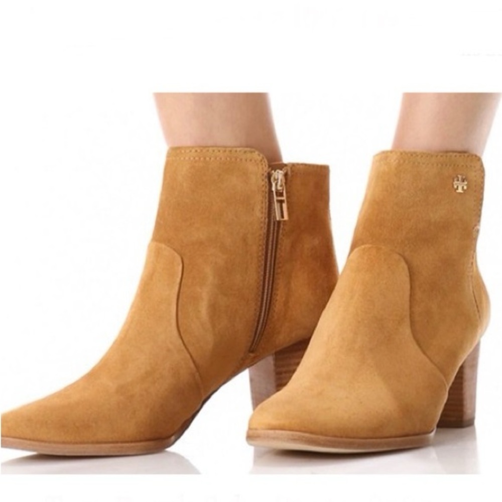 Tory Burch Women’s Size US 9.5 Sabe Tan Suede Ankle Boots
